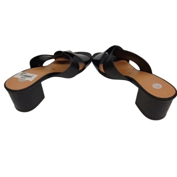 CP Women's Black Slip-On High Heel Sandals Size 8M NWOT - Picture 7 of 11